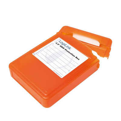 LogiLink Festplattenhülle Schutz-Box für 3,5" HDDs Orange