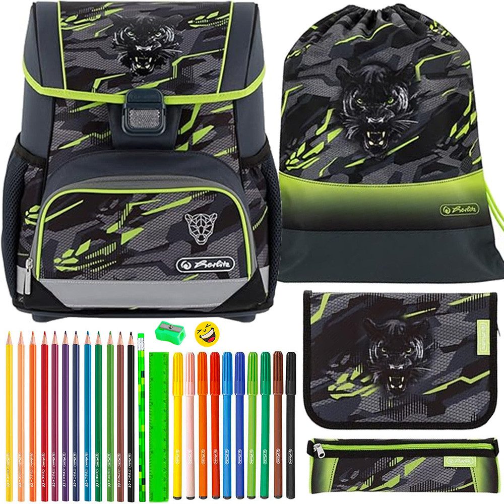 Schulranzen Set Loop Plus 10-teilig 2026 Jungen Wild Panther