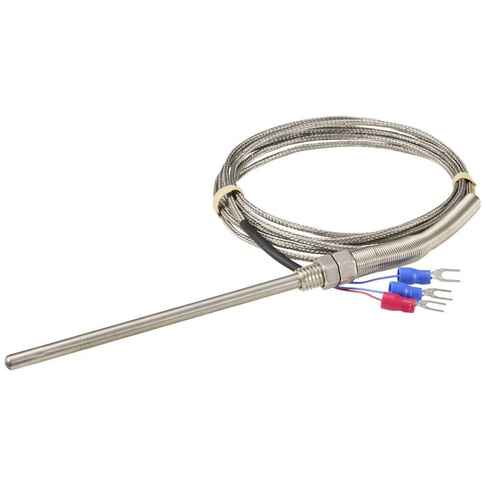 Sygonix Heizkörperthermostat Temperaturfühler PT100, 5 x 100 mm, 3-adrig SY-6085070