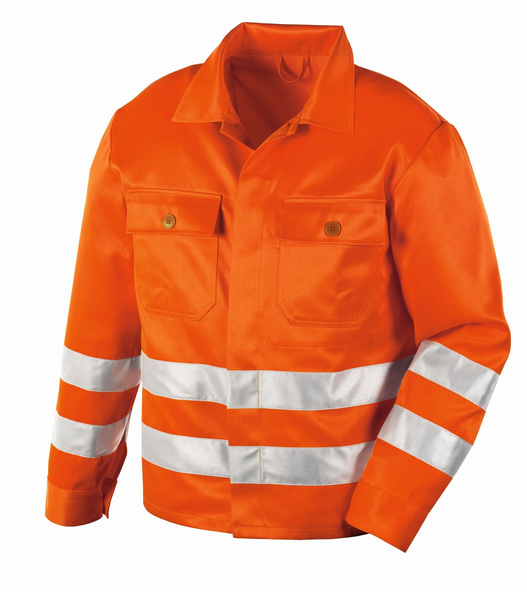 Arbeitsjacke Warnschutz-Jacke ROCKFORD leuchtorange Größe XXL