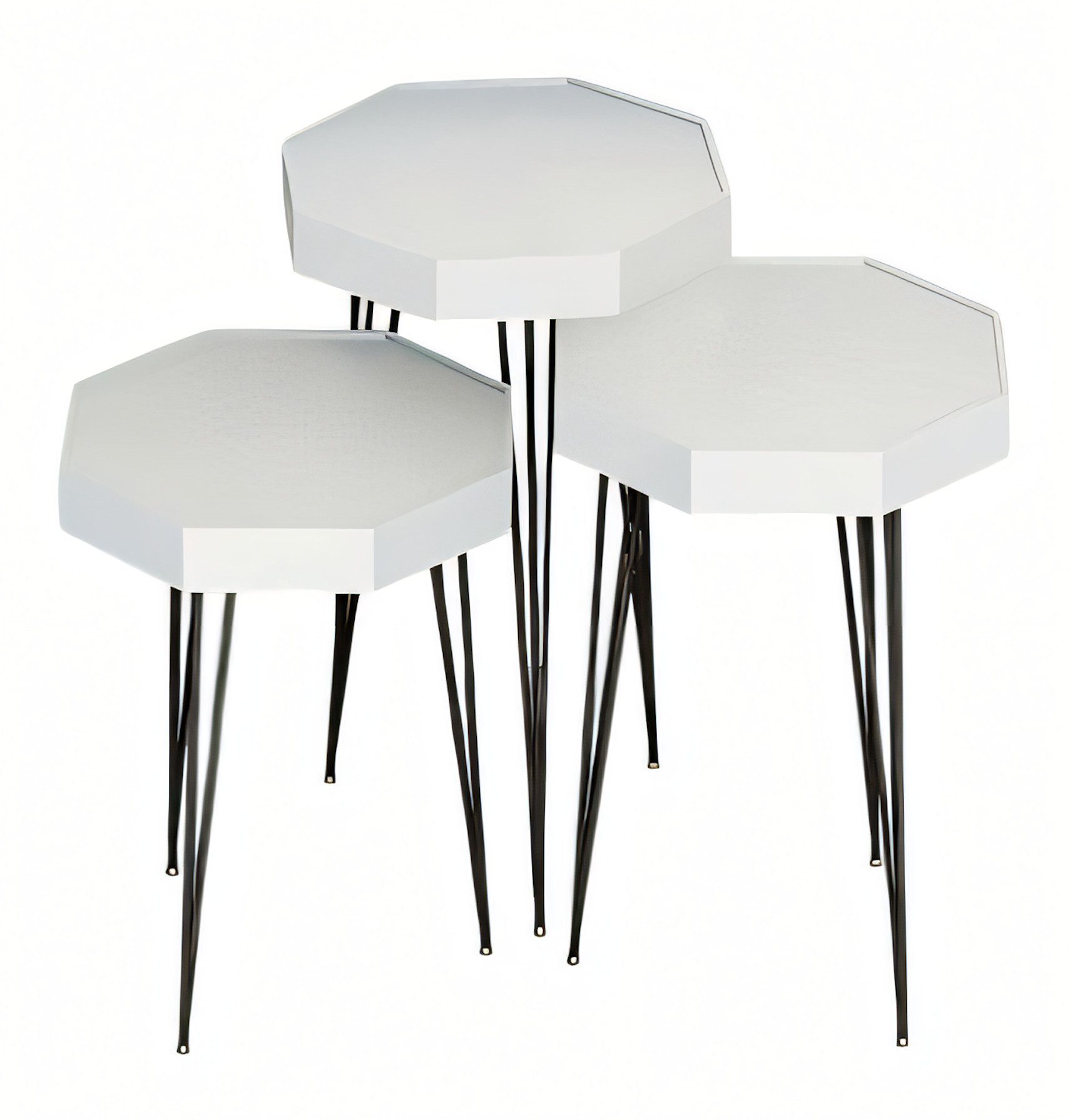 JVmoebel Beistelltisch Moderner Beistelltisch aus Holz in Weiß – Stilvolle Raumdekoration (MaßeBeistelltisch 1, MaßeBeistelltisch 2, MaßeBeistelltisch 3), Made in Europe