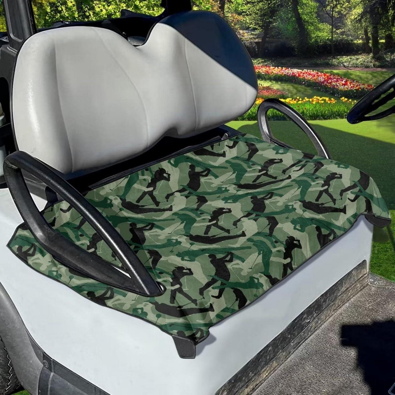 LuxusKollektion Autositzbezug Sitzbezug Golfwagen 2-Sitzer Camo in Lederoptik