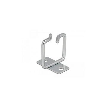 Delock Serverschrank 66513 - Kabelbügel 40 x 40 mm mit Montageplatte Metall