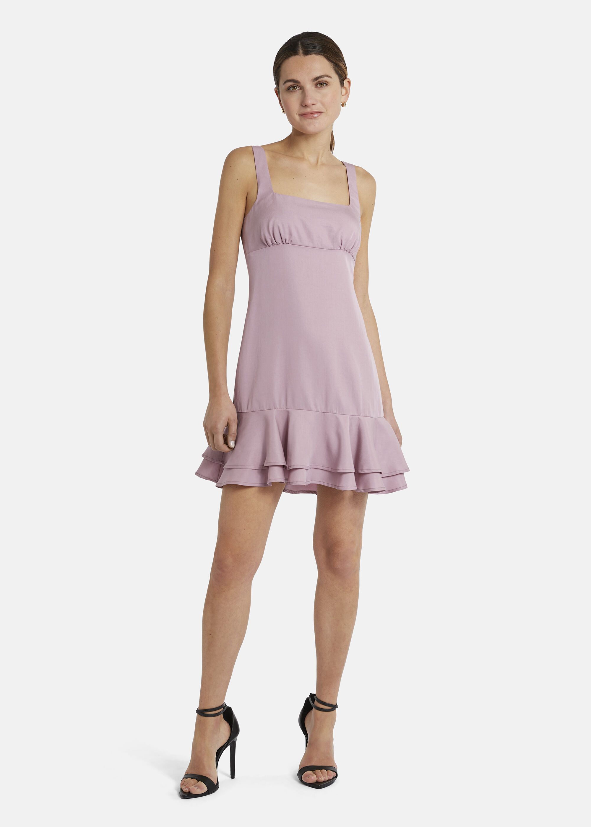 Nicowa Cocktailkleid LONIWA (1-tlg) weichem Tencel-Twill