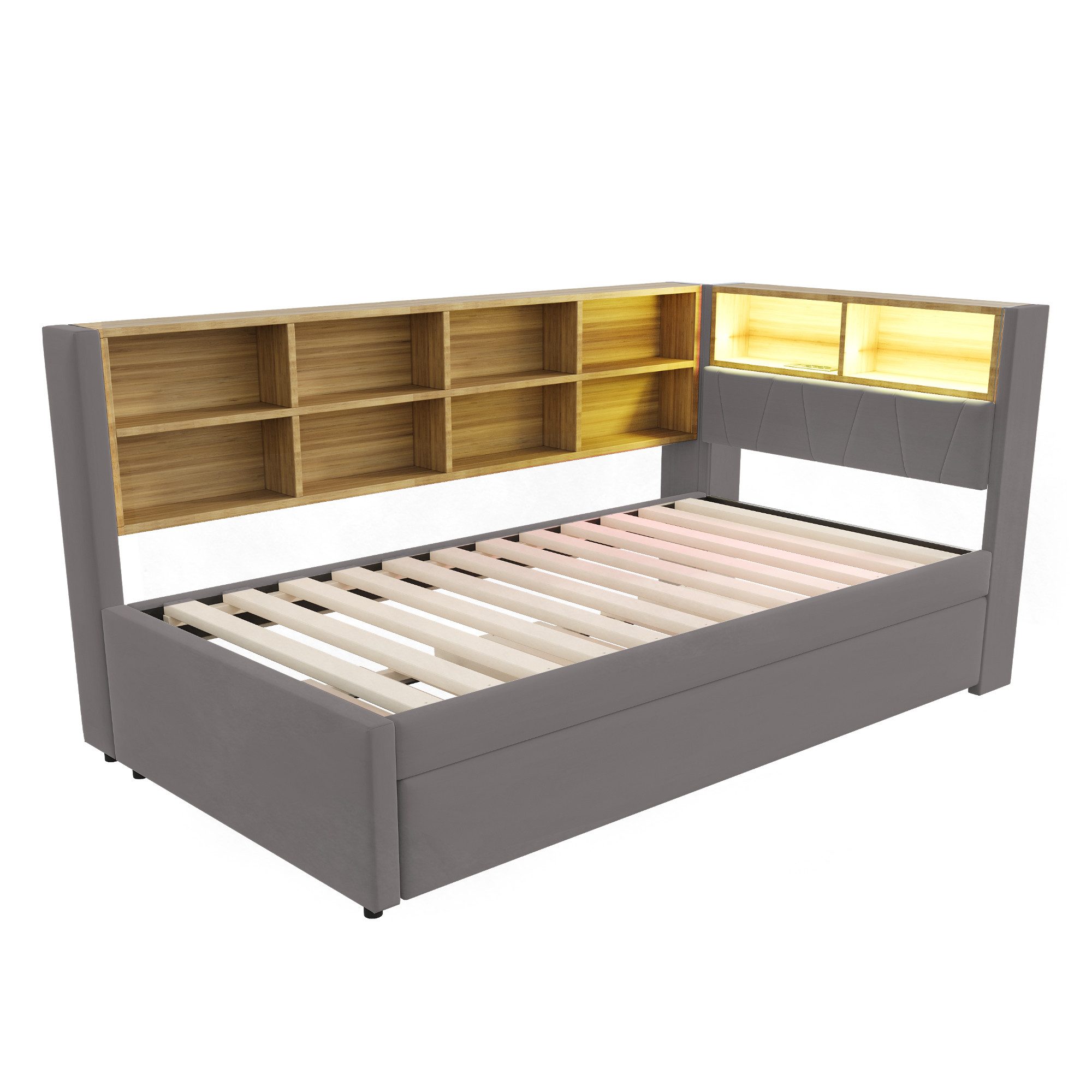 Furnishings Home Ausziehbett Polsterbett Daybett Tagesbett, günstig online kaufen