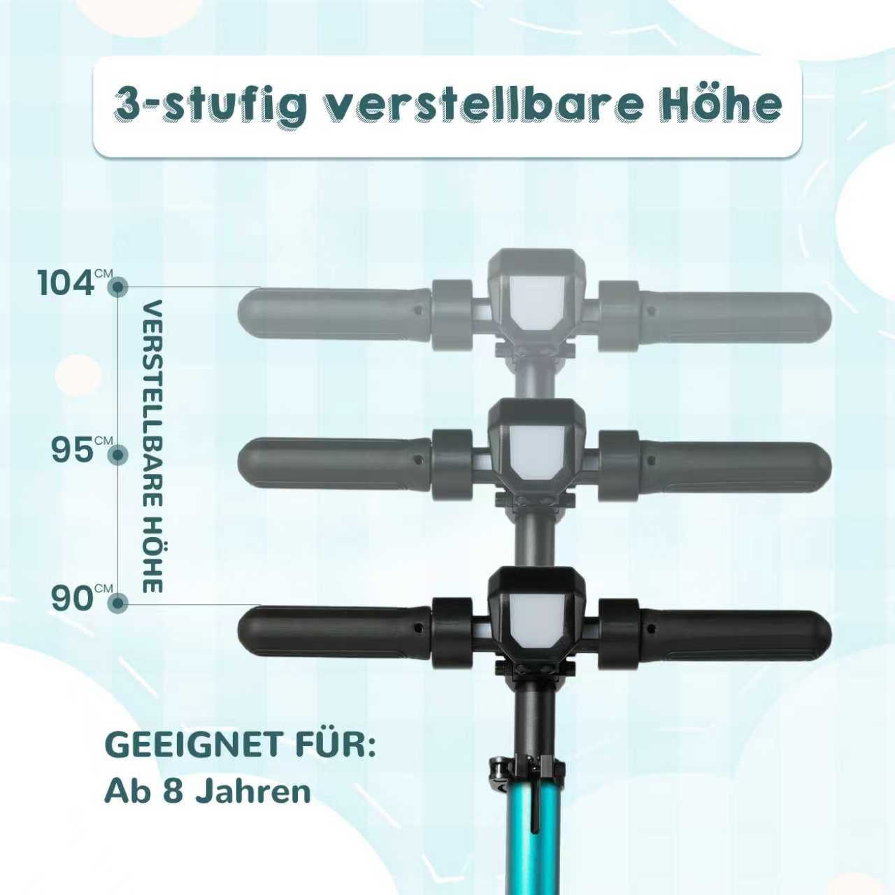 Vankel Elektro-Kinderroller E Scooter für Kinder, ab 8 Jahren, 14km/h, bis günstig online kaufen
