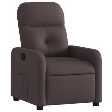 vidaXL Sessel Relaxsessel Dunkelbraun Stoff (1-St)