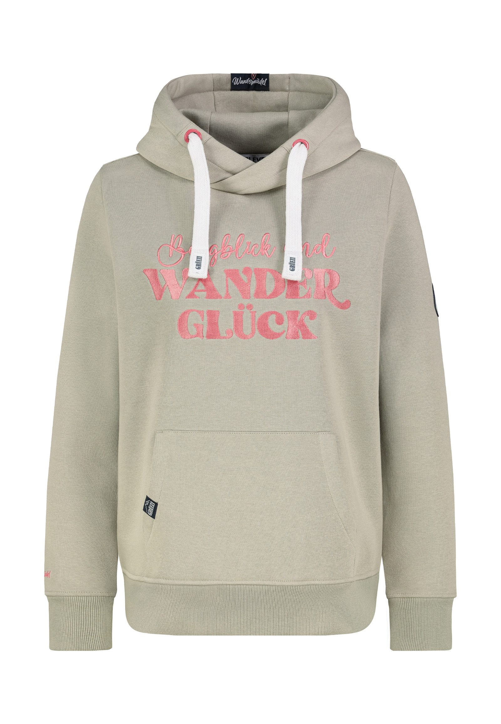 SUBLEVEL Kapuzenpullover Damen Hoodie Kapuzenpullover mit Berg Stickerei Sw günstig online kaufen