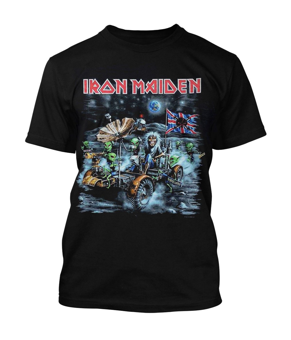 Iron Maiden T-Shirt Knebworth Moon Buggy