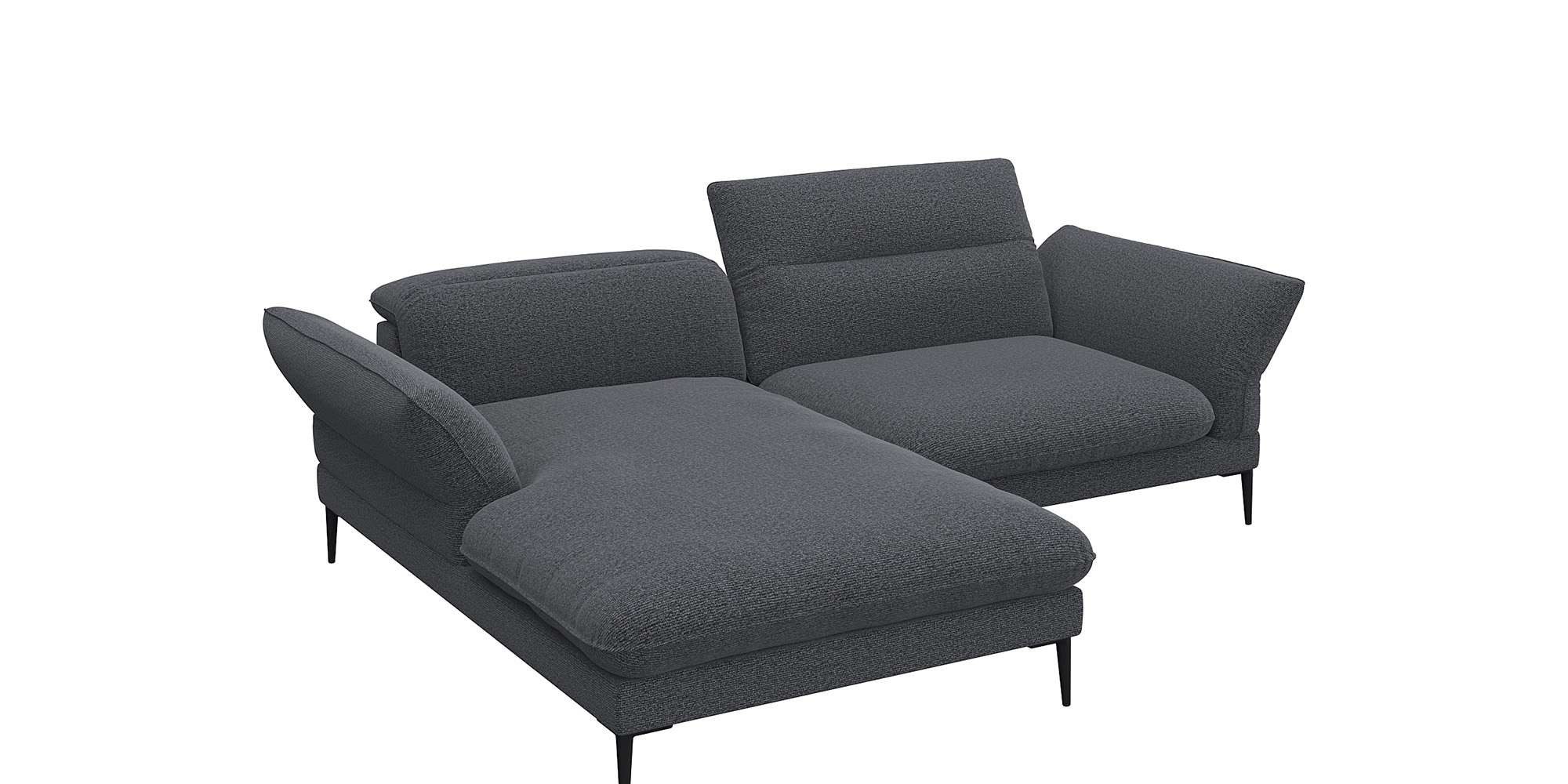 FLEXLUX Ecksofa Salino, Funktionssofa mit Recamiere, günstig online kaufen