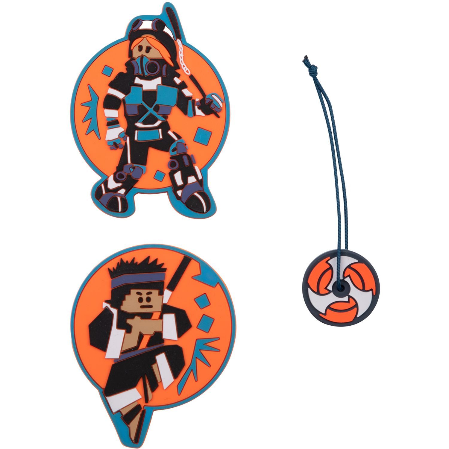 DerDieDas® Schulranzen DerDieDas Wechselbuttons 3 tlg. Ninja Fighter