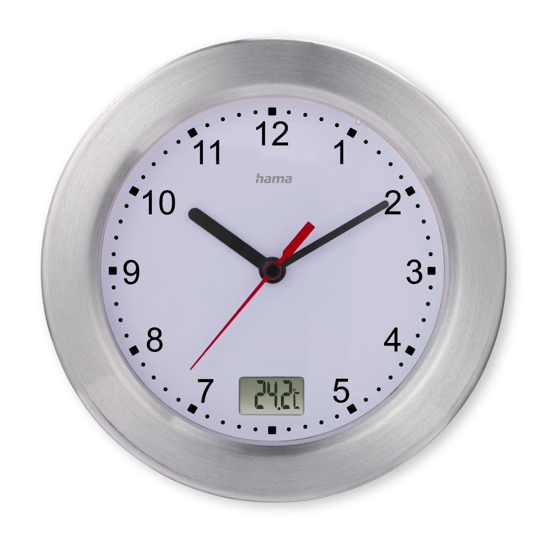 Hama Badezimmeruhr Wanduhr "Mauritius", ohne Ticken, günstig online kaufen