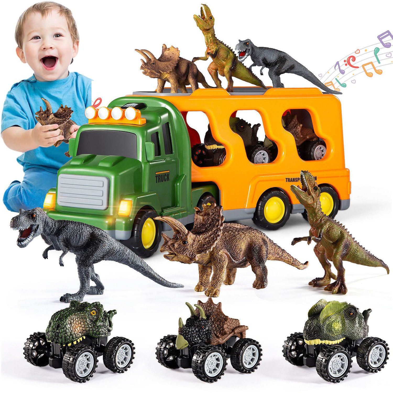 RWEUOQ Spielzeug-Auto Spielzeug-Auto 7 in 1 günstig online kaufen
