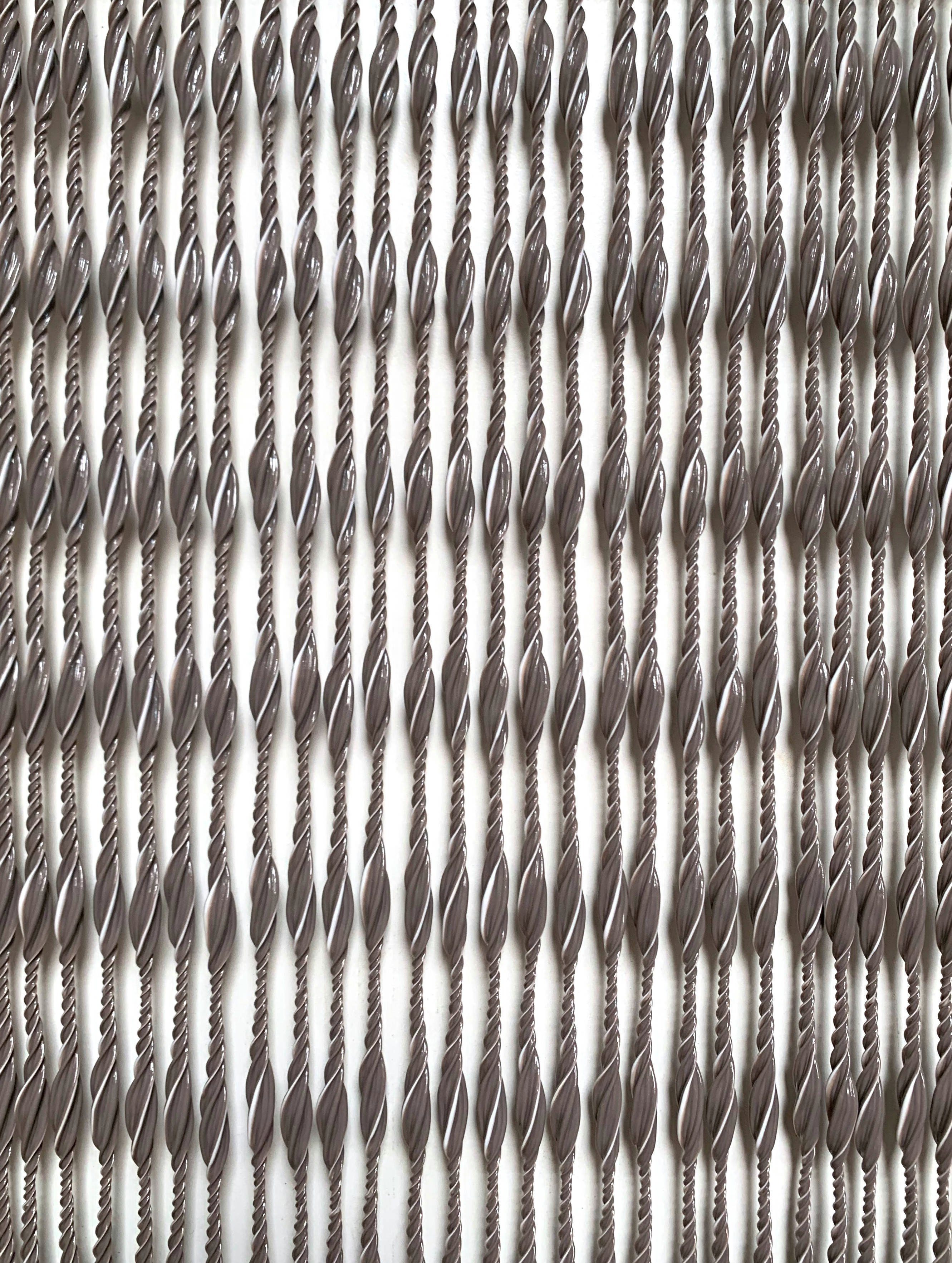 Moritz Türvorhang Türvorhang 100 x 220 cm 95 Stränge (1 St), Hakenaufhängung, abdunkelnd, Chenille Vorhänge Camping Türvorhang Wohnwagen Wohnmobil Zubehör