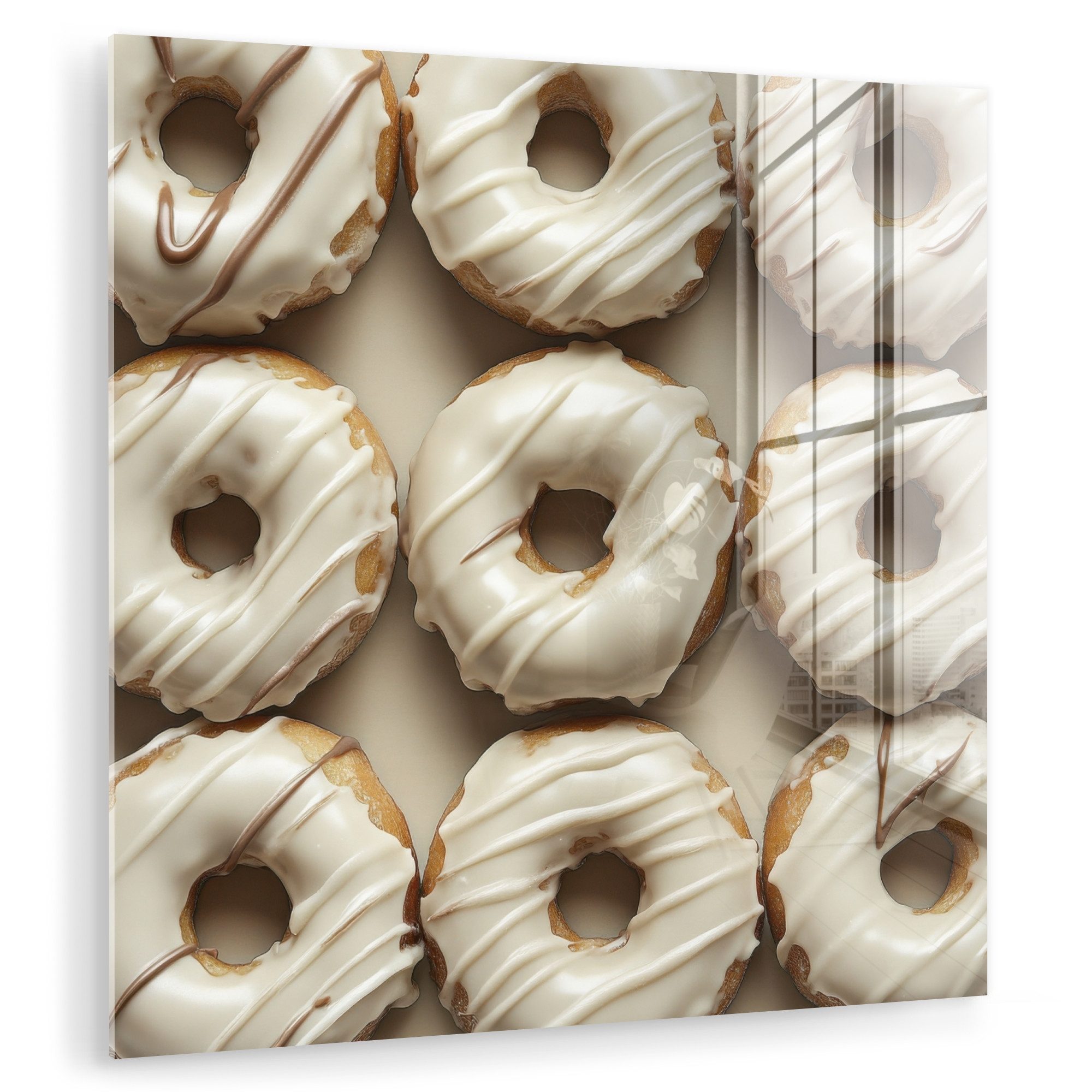 MuchoWow Acrylglasbild Donuts - Schokolade - günstig online kaufen