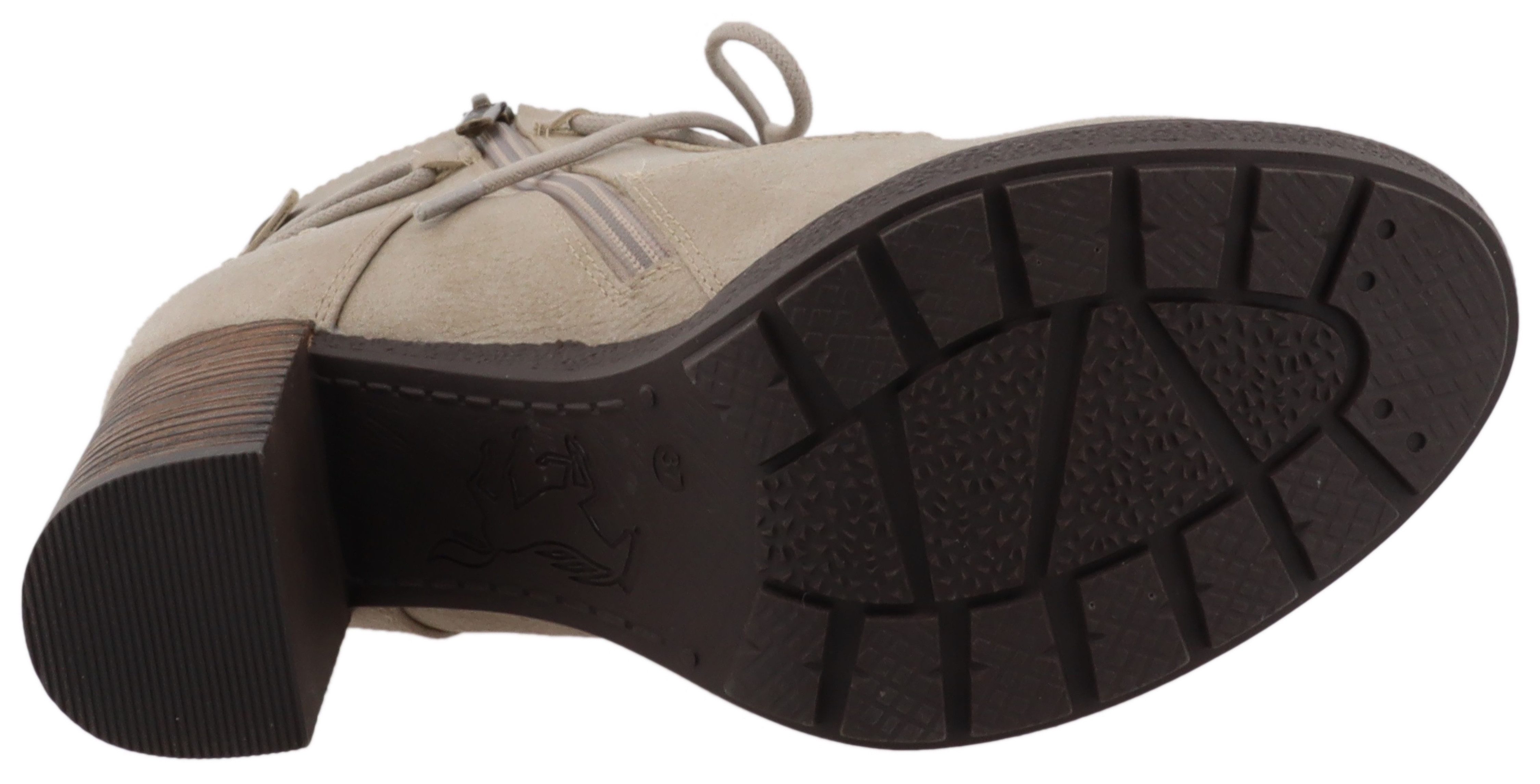 Mustang Shoes Nana Winterstiefelette Schnürstiefelette mit wärmendem Textilfutter