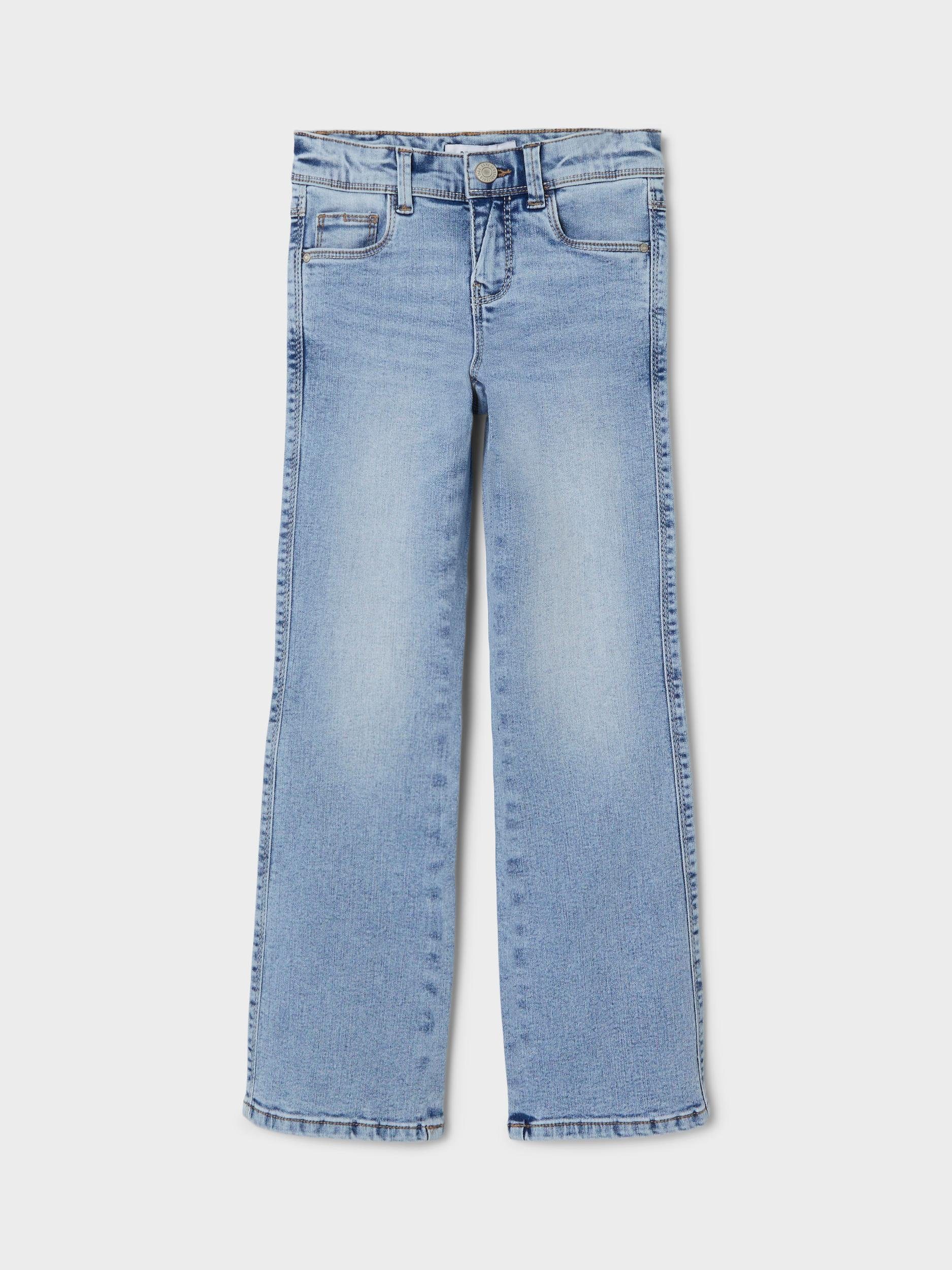 It NKFPOLLY Bootcut-Jeans Name 1142-AU SKINNY mit JEANS Stretch Denim Blue BOOT NOOS Light