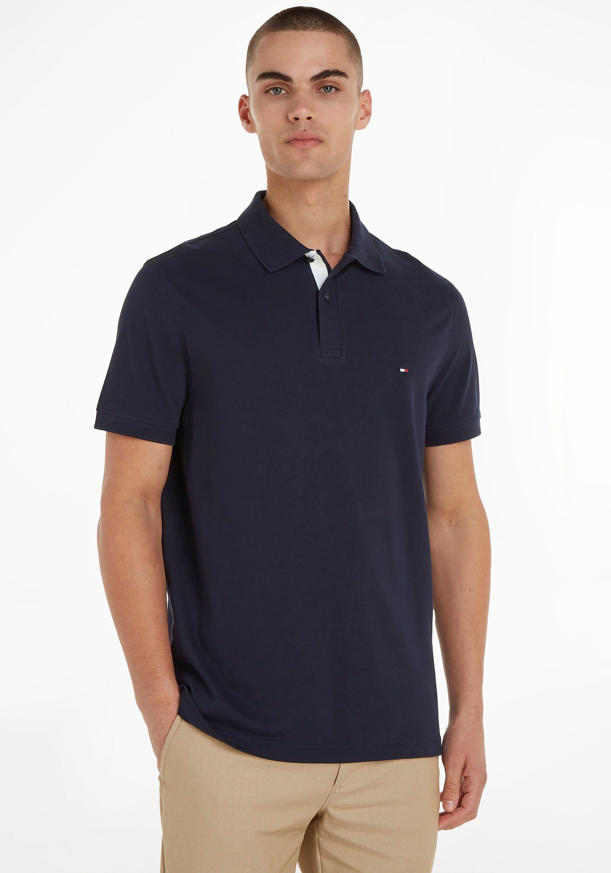 Tommy Hilfiger Poloshirt FLAG UNDER PLACKET günstig online kaufen