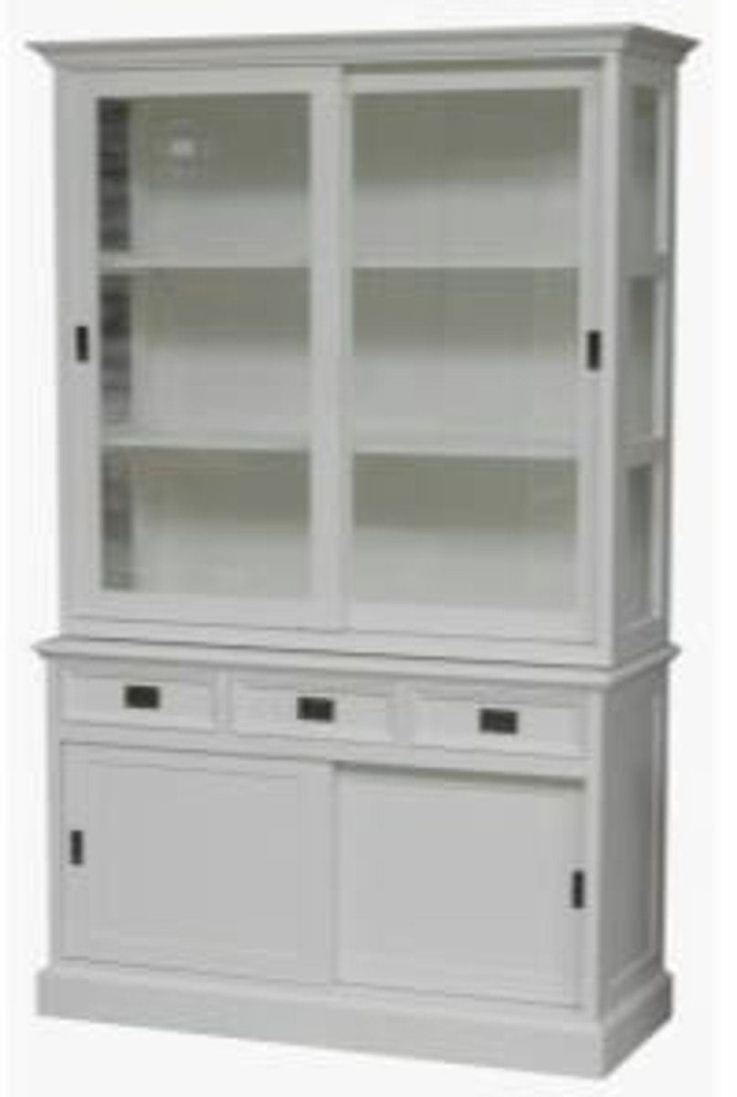 Chic Buffet Esszimmer Schrank Buffetschrank Schrank - Padrino 125cm Landhaus Stil Shabby Casa