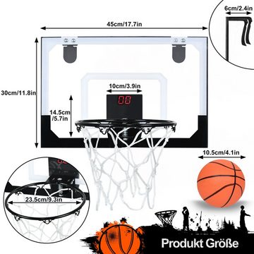 UISEBRT Basketballkorb Mini Basketballkorb Indoor Kinder Automatische Scoring