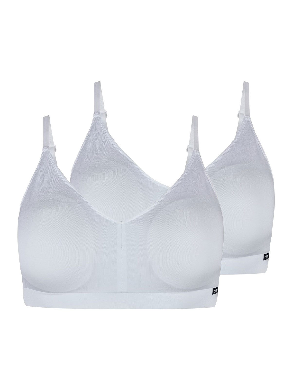 Skiny Schalen-BH 2er Pack Soft BH herausnehmbare Pads Cotton (Packung, 2-tlg) nahtlos