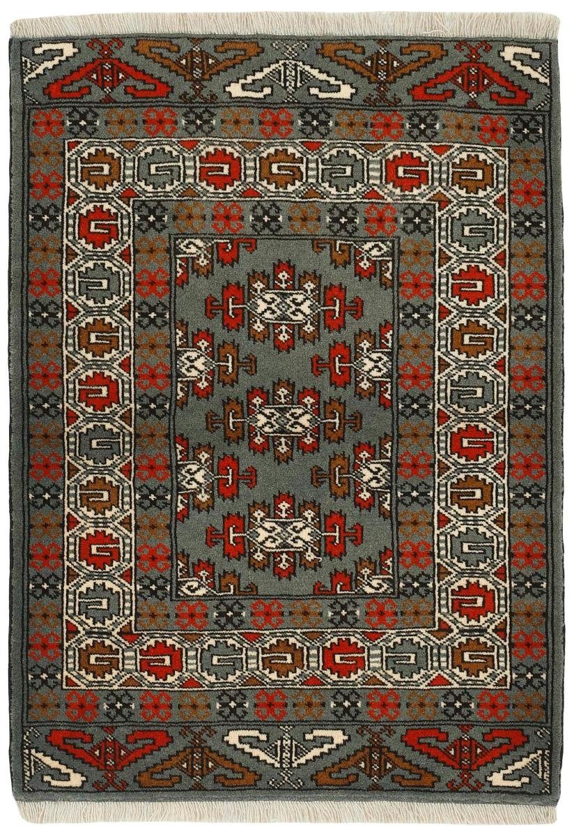 Orientteppich Turkaman 83x120 Handgeknüpfter Orientteppich / Perserteppich, Nain Trading, rechteckig, Höhe: 6 mm