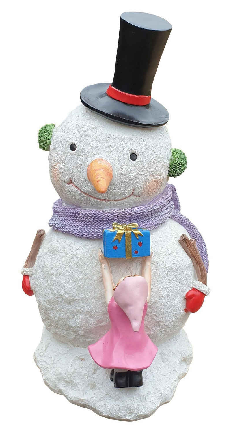 Fachhandel Plus Dekofigur Weihnachtsfigur Schneemann