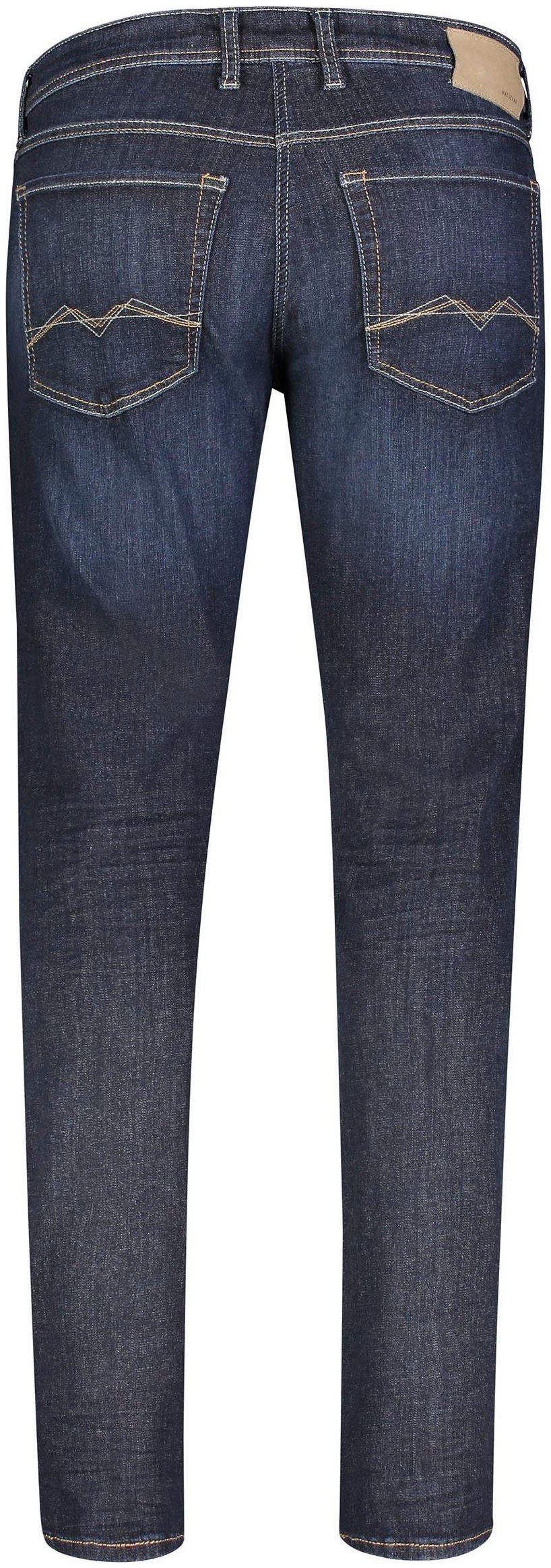 Flexx-Driver super blue Straight-Jeans elastisch 3D rinsed MAC wash