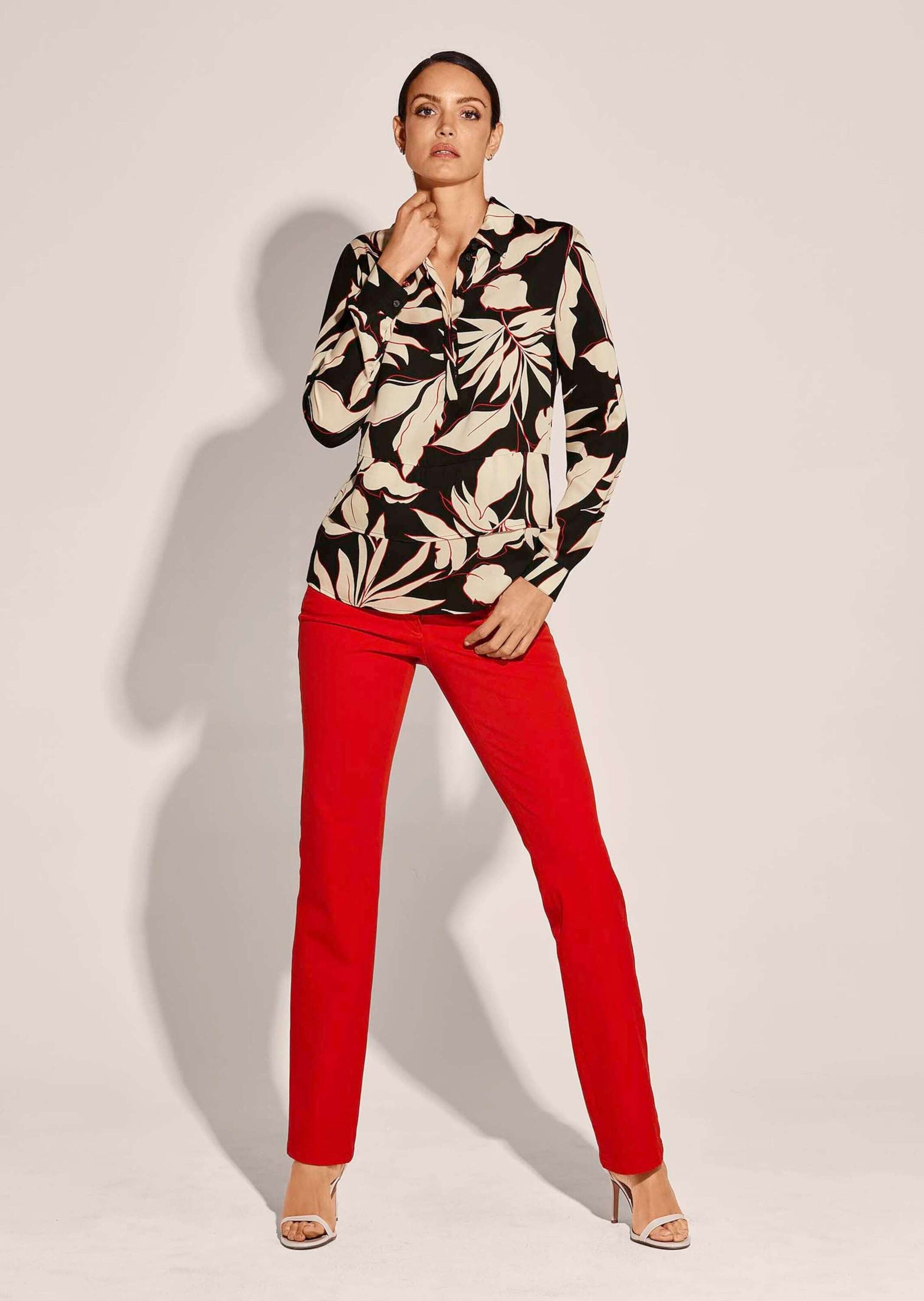 MADELEINE Hemdbluse Bluse aus zarter Viskose mit Blütenprint günstig online kaufen