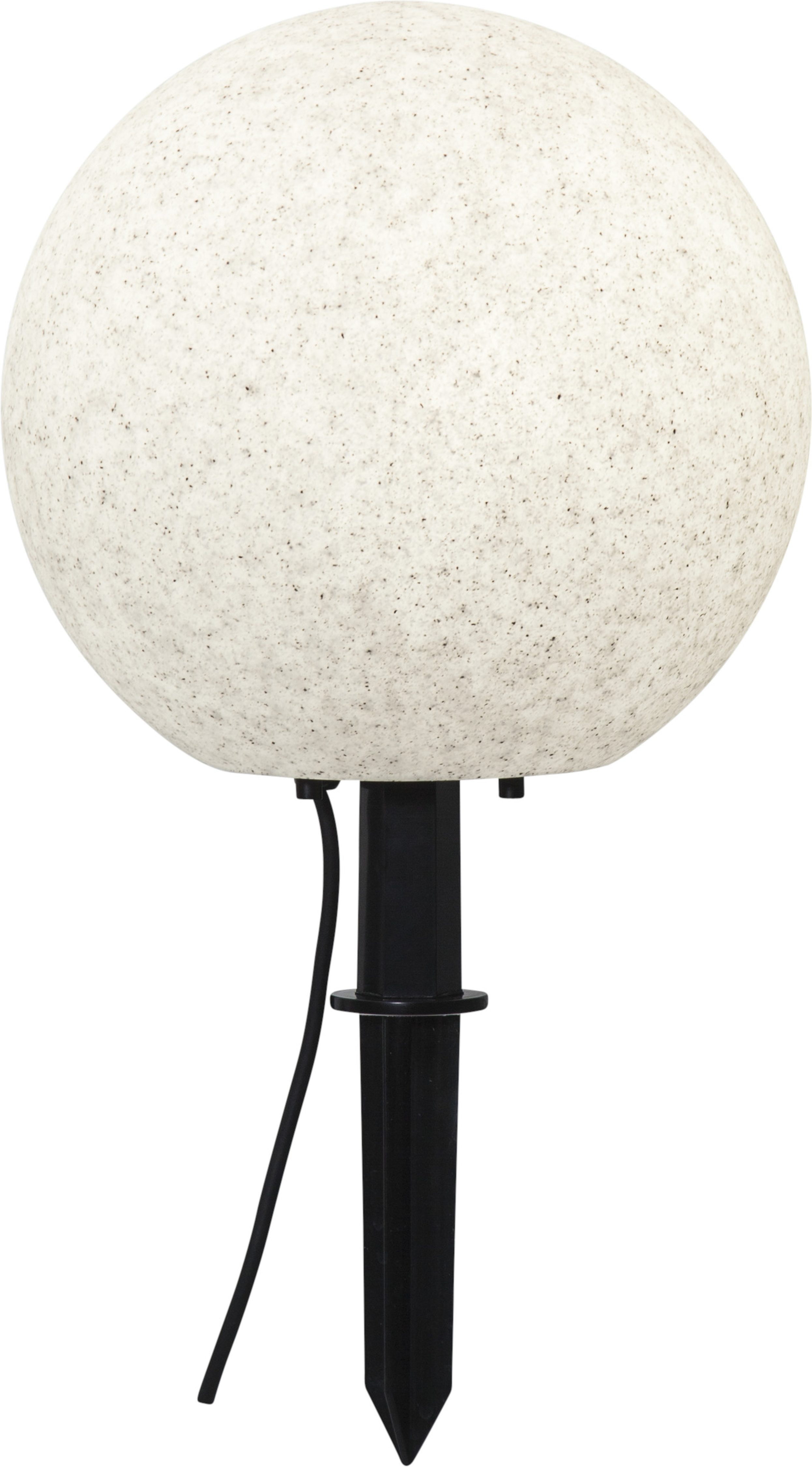 STAR TRADING Dekolicht Außendekoration Stone, Leuchtmittel wechselbar, Steinoptik, E27-Fassung, max 25 W, 5 m Kabel, IP65