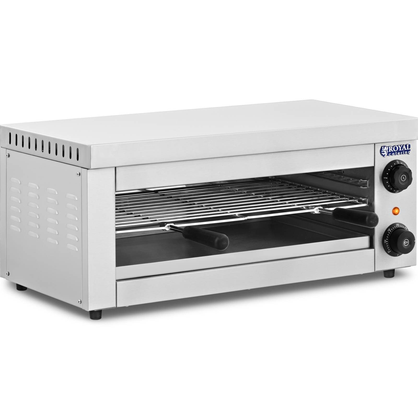 Royal Catering Elektrogrill Salamander Grill Ofen Backgrill Überbackgerät Backofen 2.000 W 50 -, 2000 W