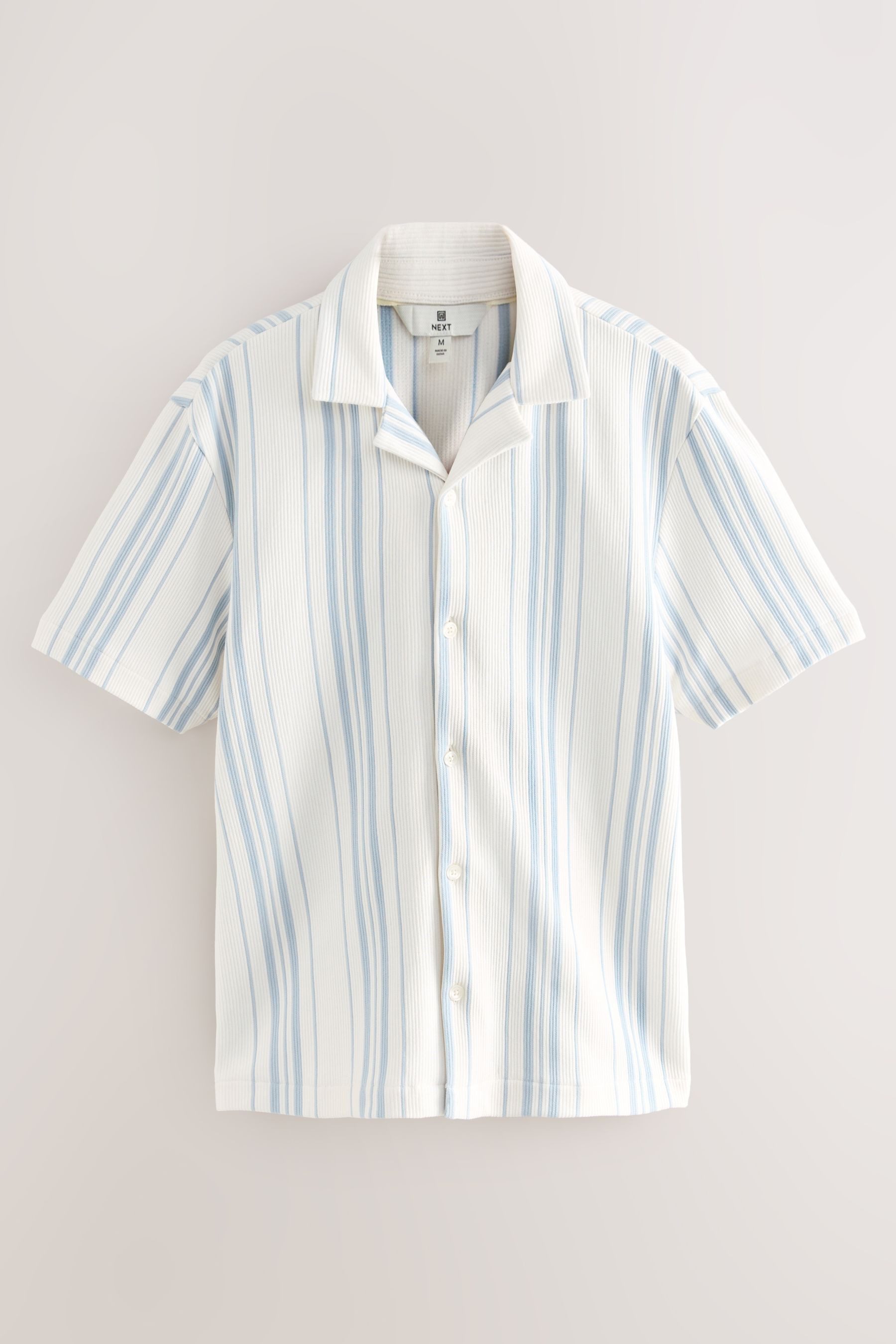 Next Kurzarmhemd Kurzärmelige gestreifte Jersey-Hemden, 2er-Pack (2-tlg) günstig online kaufen