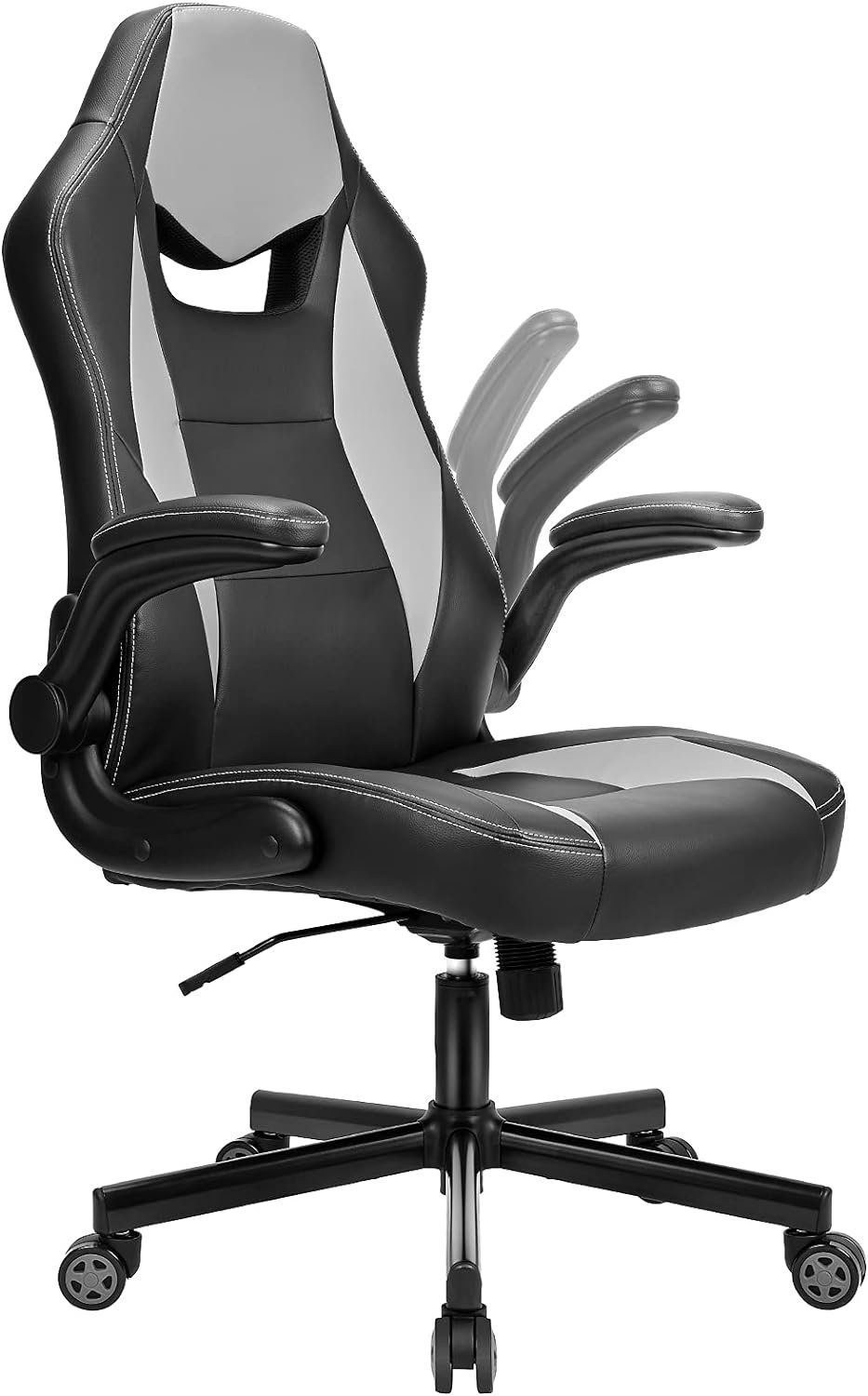 BASETBL Gaming Chair, Stuhl mit großer Sitzfläche ergonomischem Design hochklappbarer