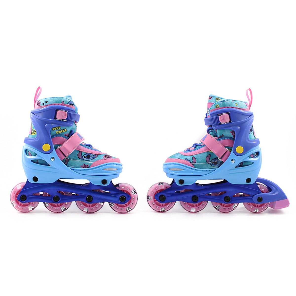 Lilo & Stitch Inlineskates 3-in-1 verstellbar mit LED Rollen und Aluminiumrahmen für Kinder – Bild 3 von 5