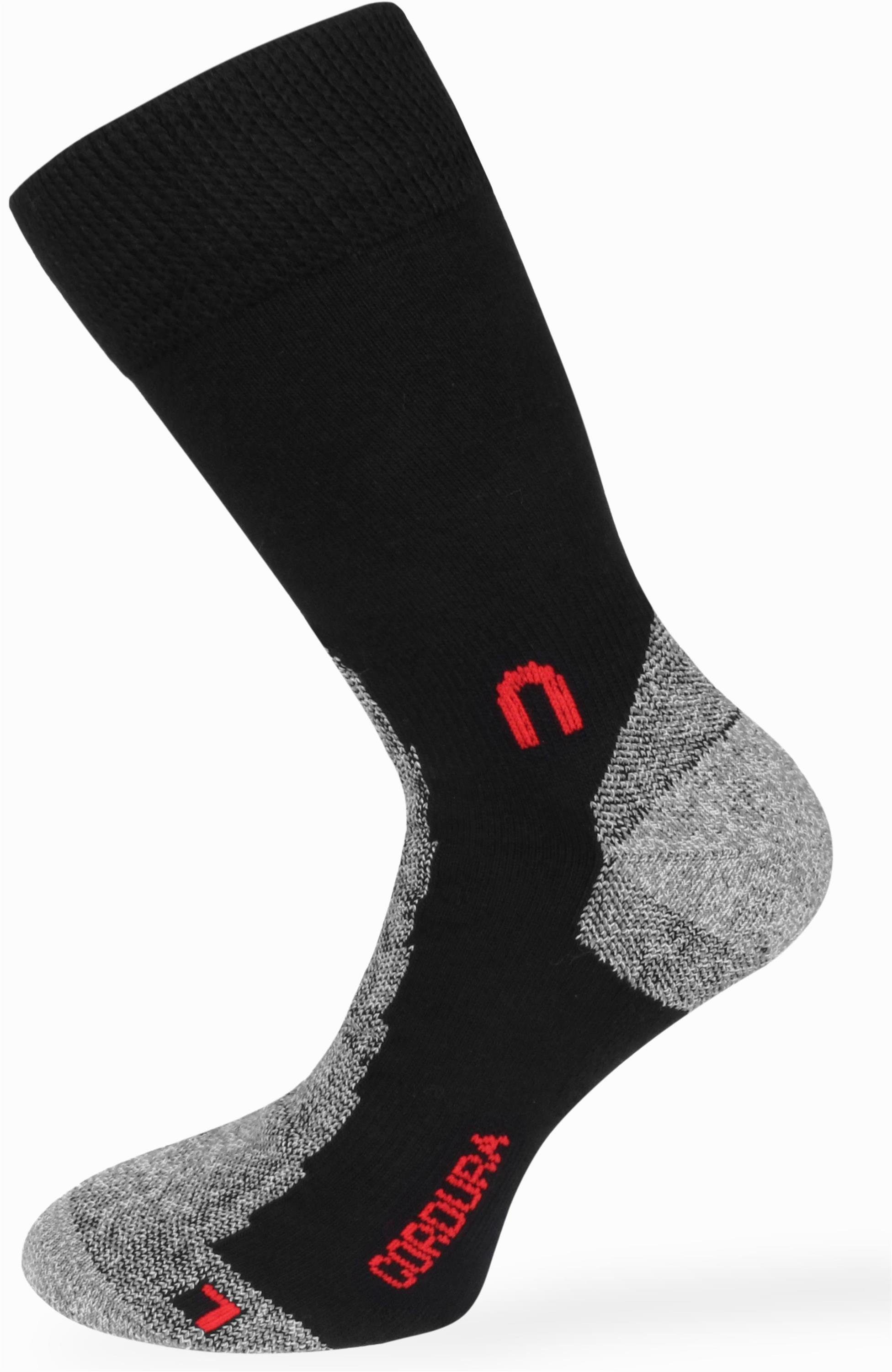 Paar extrem (Set, Schwarz/Grau Cordura-Sport-Funktionssocken 2 Wandersocken Paar) 2 strapazierfähig normani