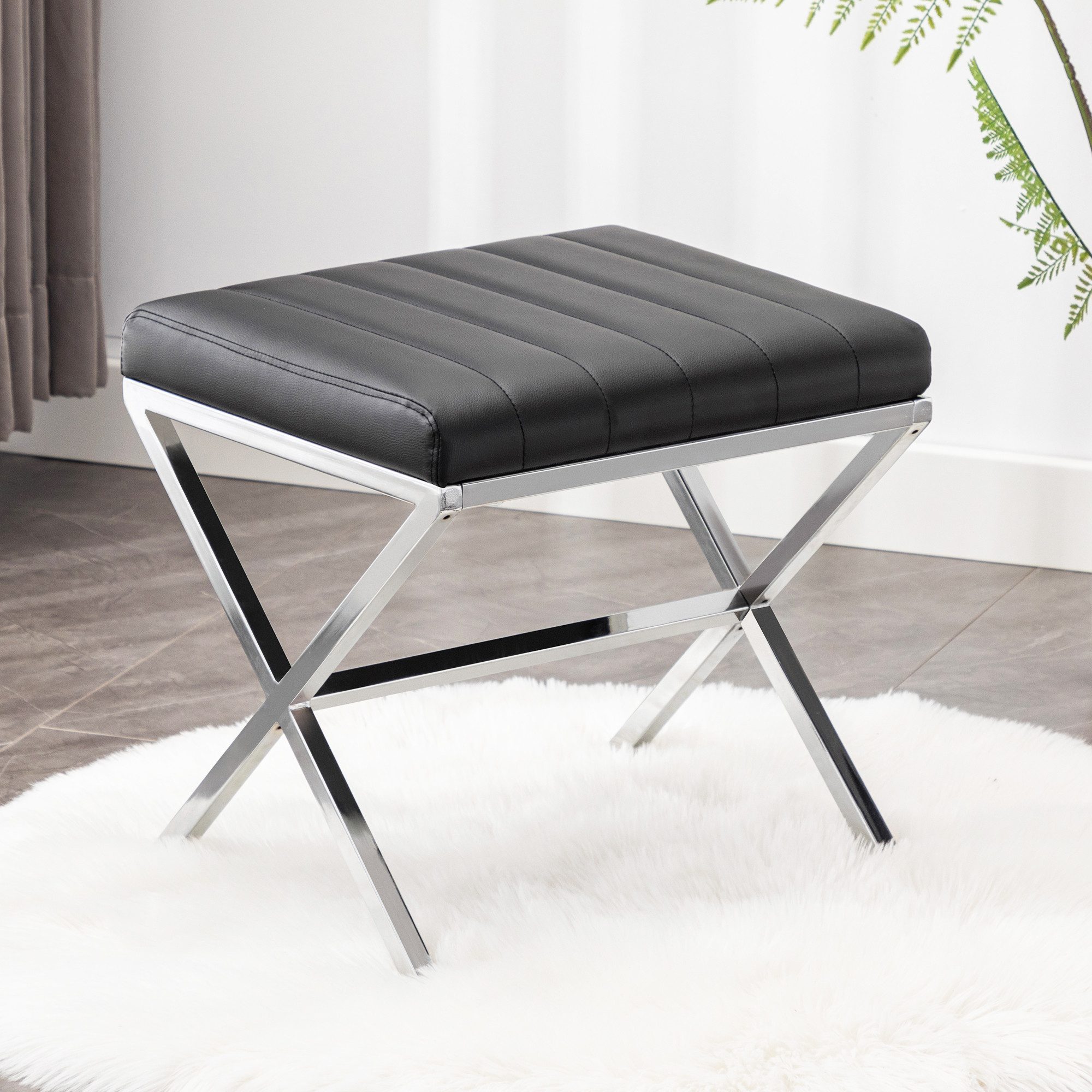 Duhome Hocker (9196A1), Sitzhocker Polsterhocker Fußhocker Gepolstert Hocke günstig online kaufen