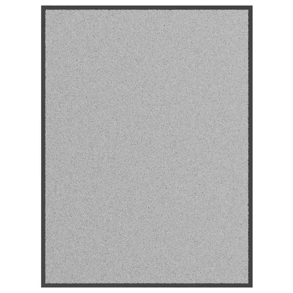 vidaXL Fußmatte Fußmatte Grau 80x120 cm, günstig online kaufen