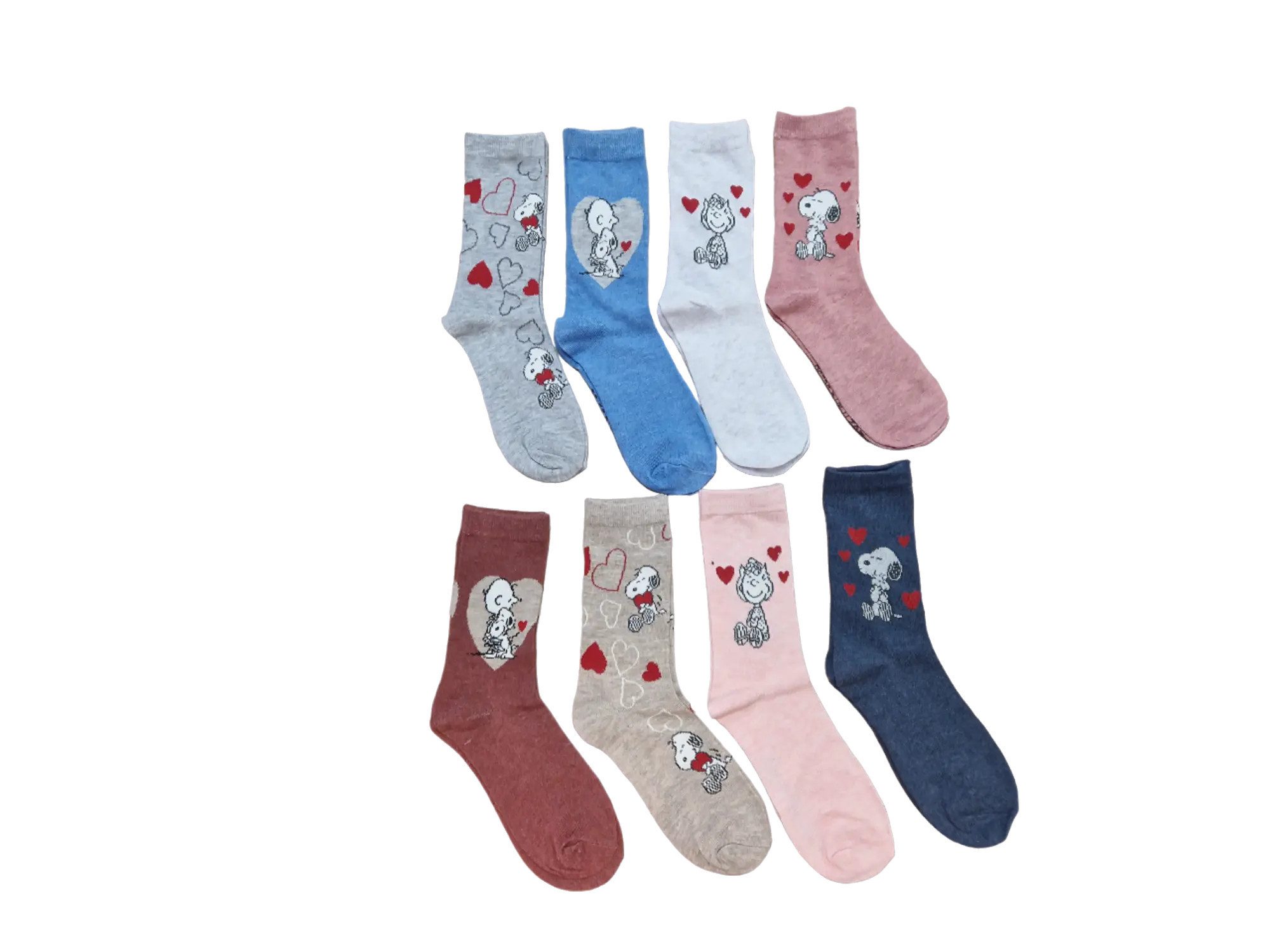 Mein Style Freizeitsocken Mein Style Peanuts Socken 4er-Bündel (4-er Bündel, 4-Paar, 4 Paar) lustiges Design – Bild 2 von 2