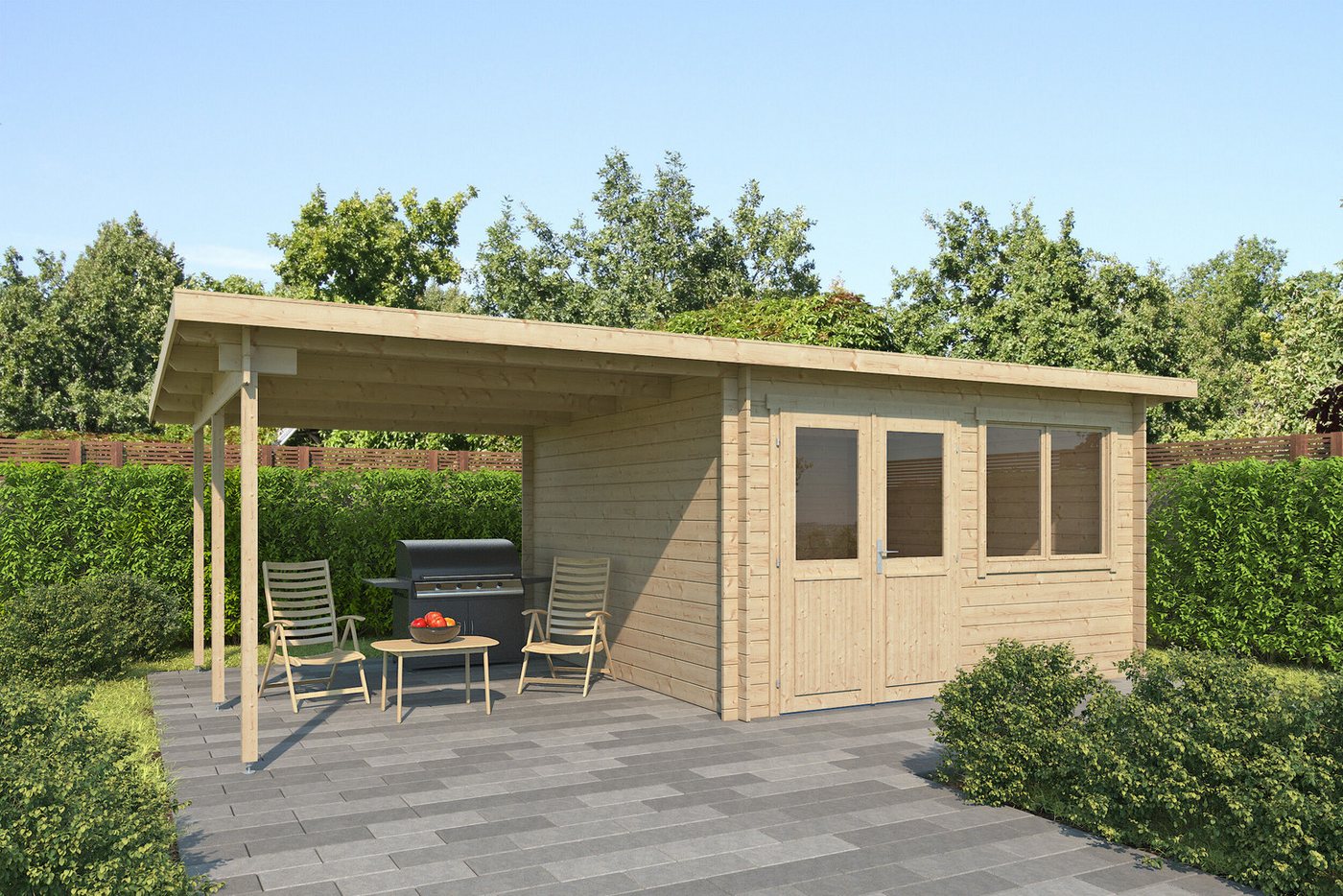 Fjordholz Gartenhaus Inga 28
