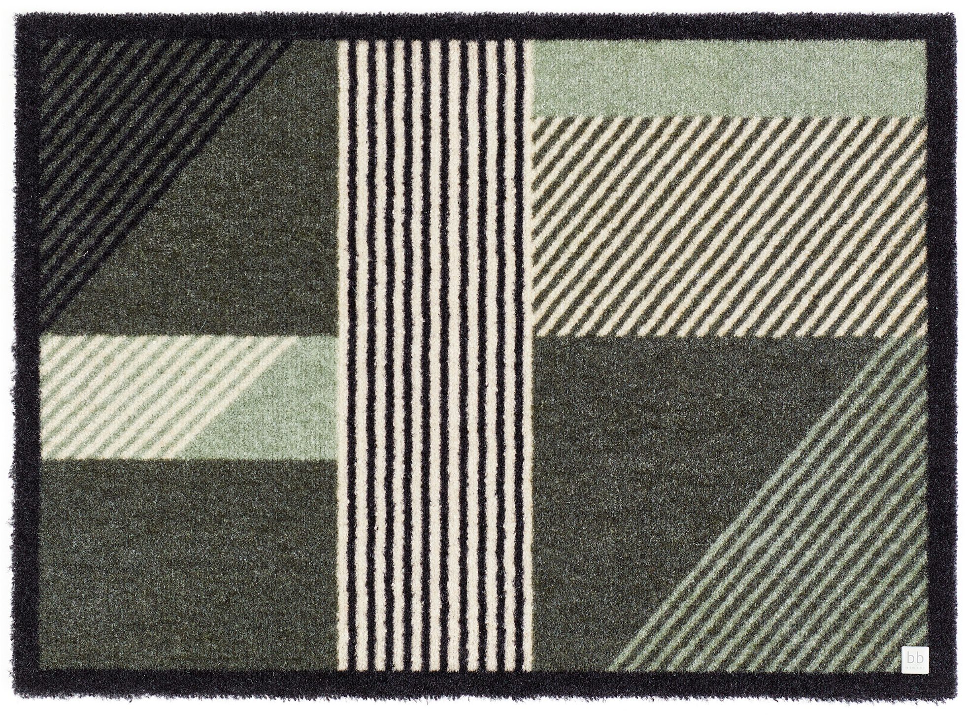 Barbara Becker Fußmatte Sense, Made in Belgium, rechteckig, Höhe: 7 mm, Schmutzfangmatte, modernes Design, waschbar, auch als Läufer
