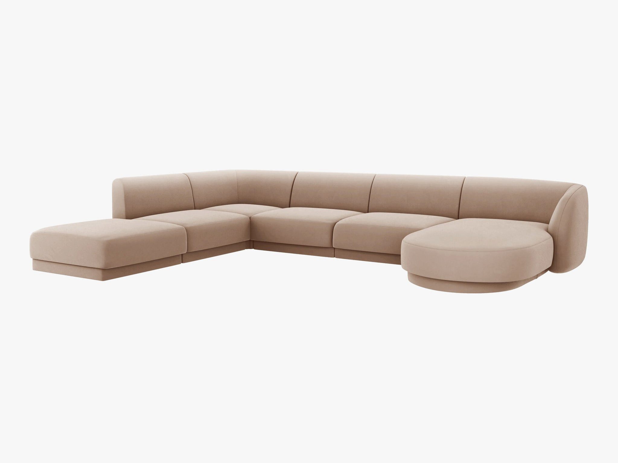 Micadoni Ecksofa Miley, Panorama 6-Sitzer