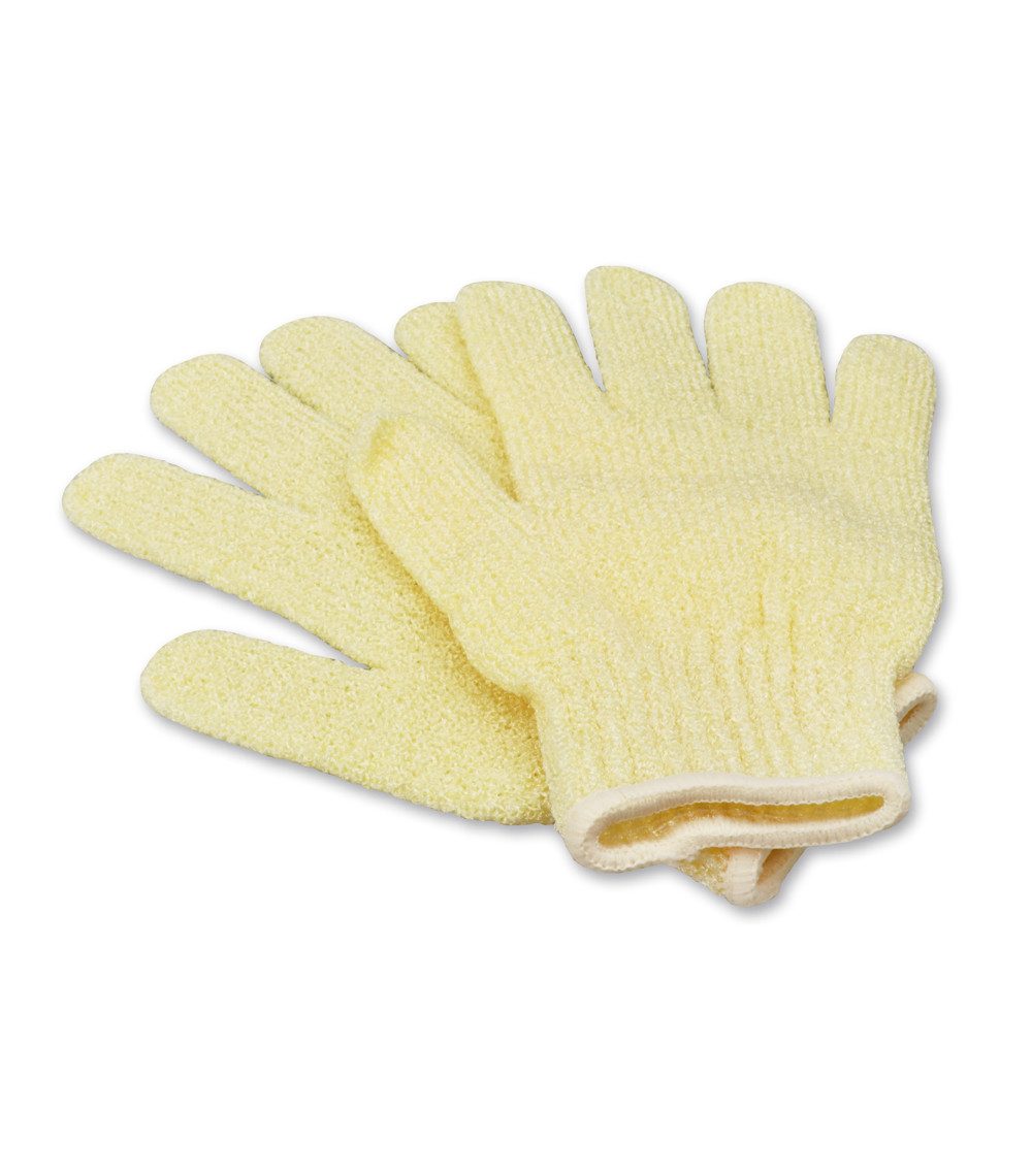 Gerlinde Hofer _ Florex GmbH Massageschwamm natur, 2 tlg., Massagehandschuh Reinigung fördert die Durchblutung