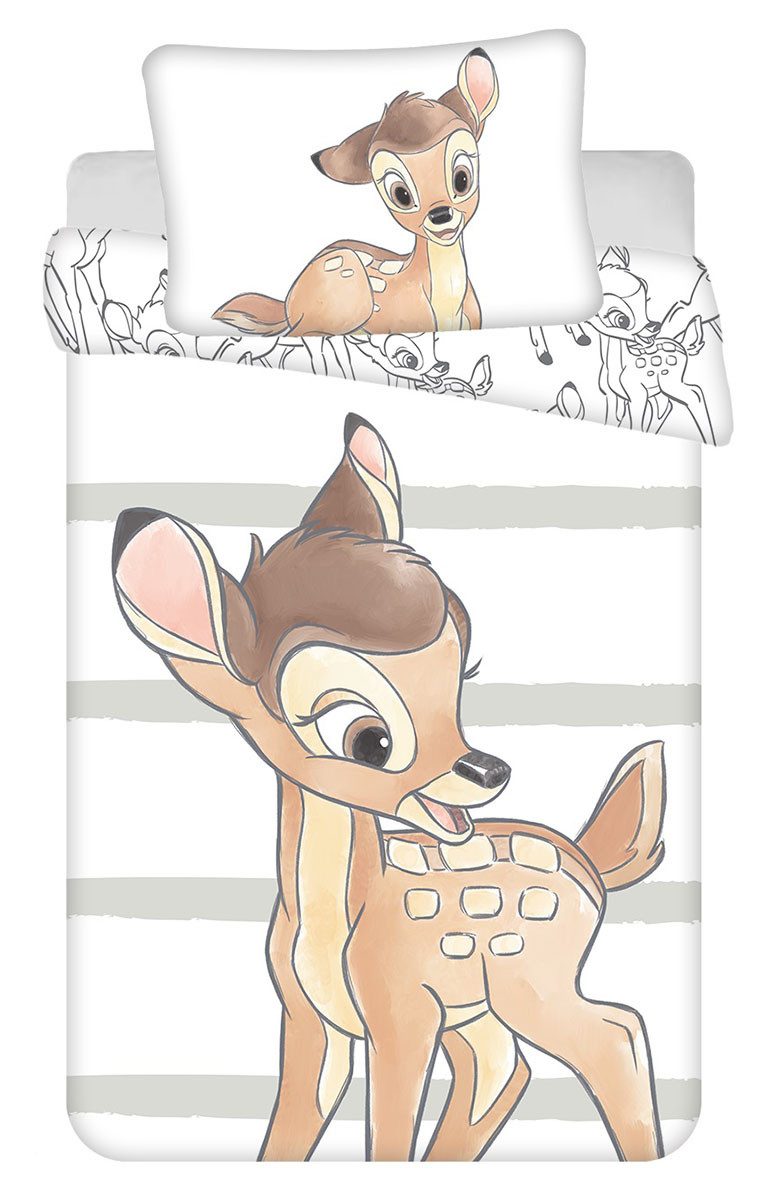 Jerry Fabrics Kinderbettwäsche Bambi, Renforcé, 2 teilig günstig online kaufen
