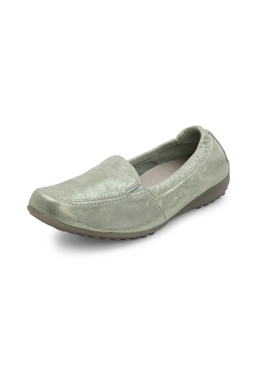 Damenschuhe Mokassin Samtziege Mokassin