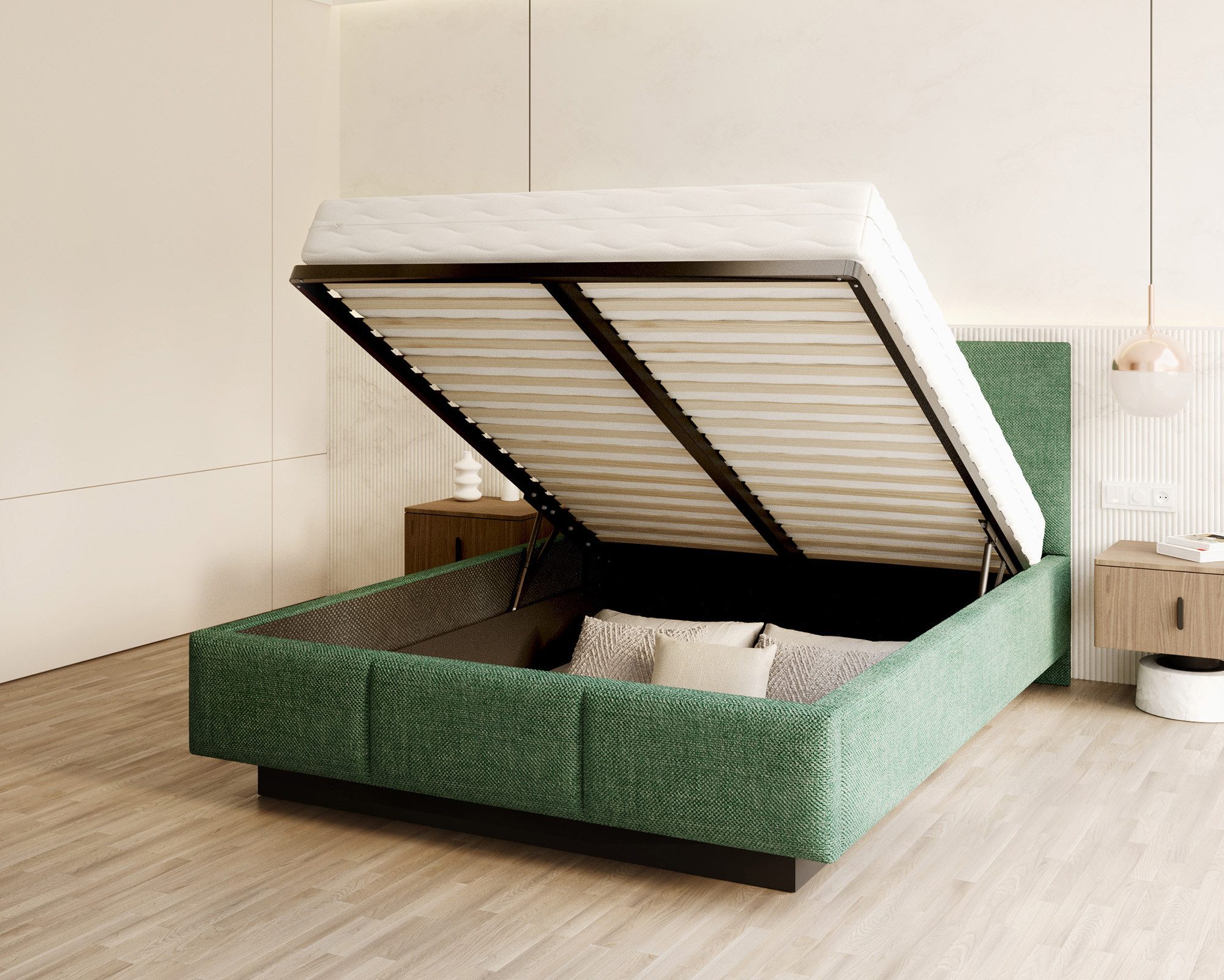 FDM Polsterbett 90x200, 120x200, 140x200, 160x200, günstig online kaufen