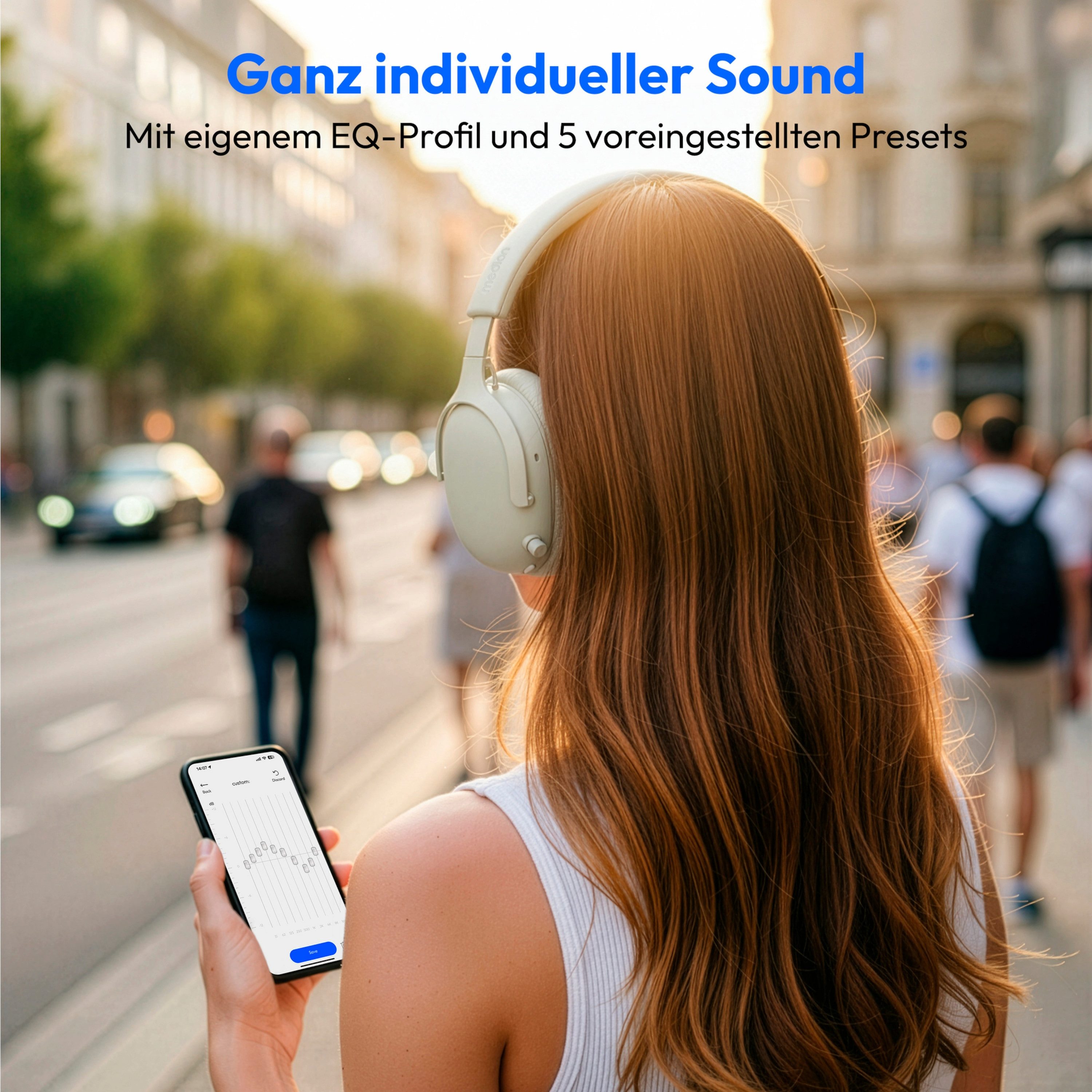 Medion® LIFE HX-1 Plus Over Ear-Kopfhörer (MD43771) Kopfhörer (An/Aus Anzeige, Austauschbare Ohrpolster, AUX-Eingang, Bluetooth, Drahtlos, Drehbare Ohrmuscheln, Integrierte Akku, LED-Beleuchtung, Spritzwasserschutz, USB-Ladefunktion, via Wiedergabegerät, A2DP, AVRCP, HSP, HFP, 100 Std. Akku,Noise Cancelling,Bluetooth 6.0,IPX4 Spritzwasserschutz)