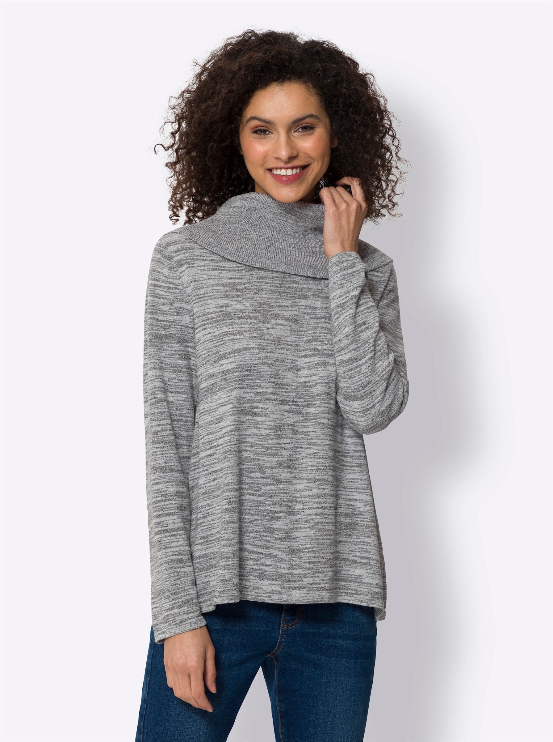 Strickpullover Rollkragen-Pullover