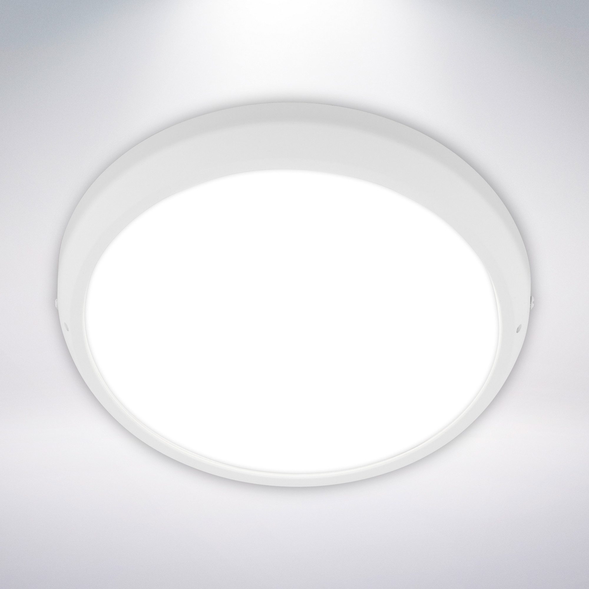 Briloner Leuchten LED Deckenleuchte Bad-Deckenlampe IP44 Badezimmer Gäste-WC Feuchtraum geeignet, LED fest integriert, Neutralweiß, 4000K, 27,5x4 cm, Badezimmer, Küche, Wohnzimmer, Schlafzimmer, Flur