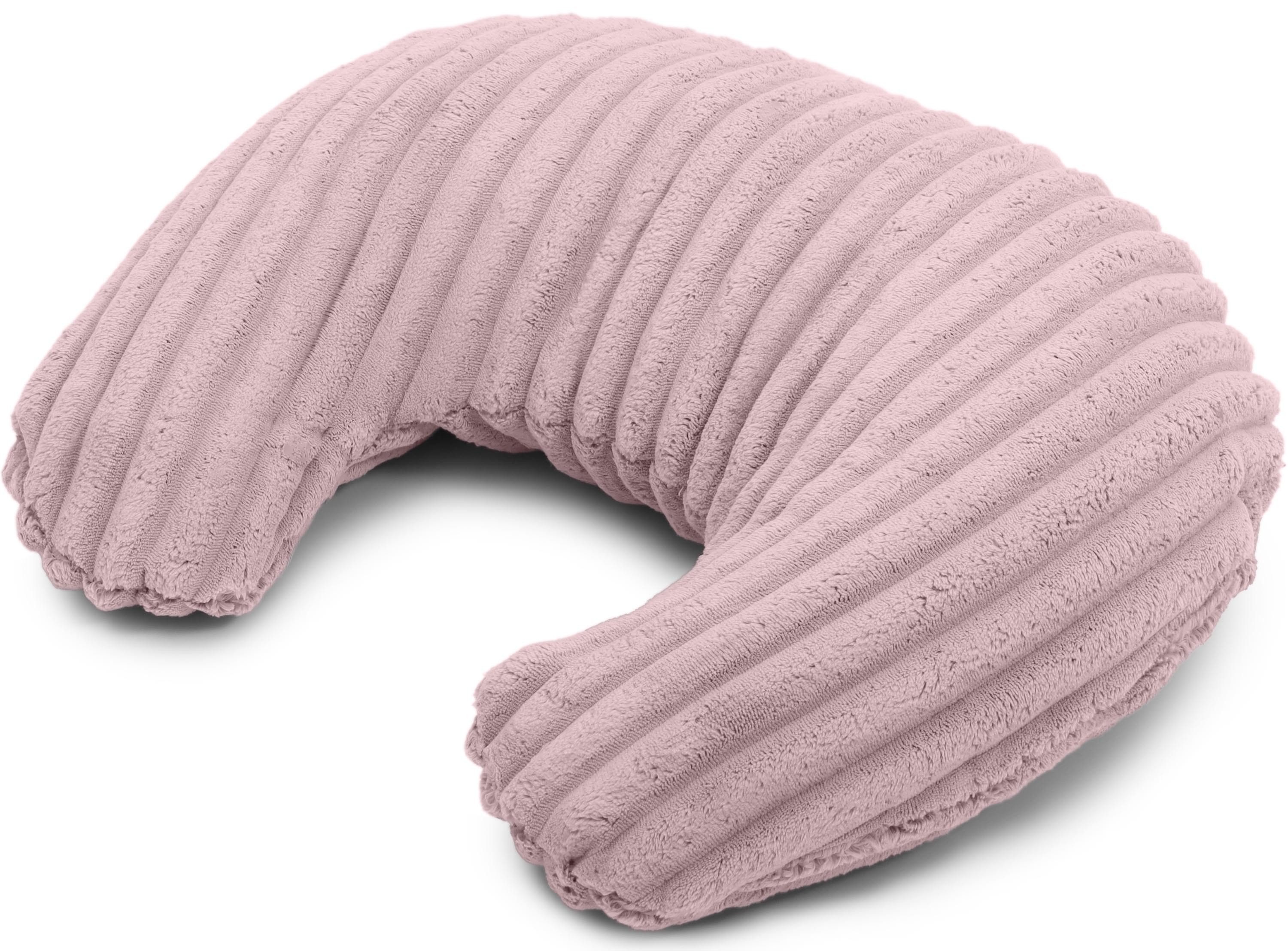 Amilian Stillkissen Schwangerschaftskissen Stillhörnchen mit Bezug, Pregnancy Pillow, Stillkissen klein - Lagerungskissen Erwachsene, Stillmond - Lagerungskissen für Mütter und Babys