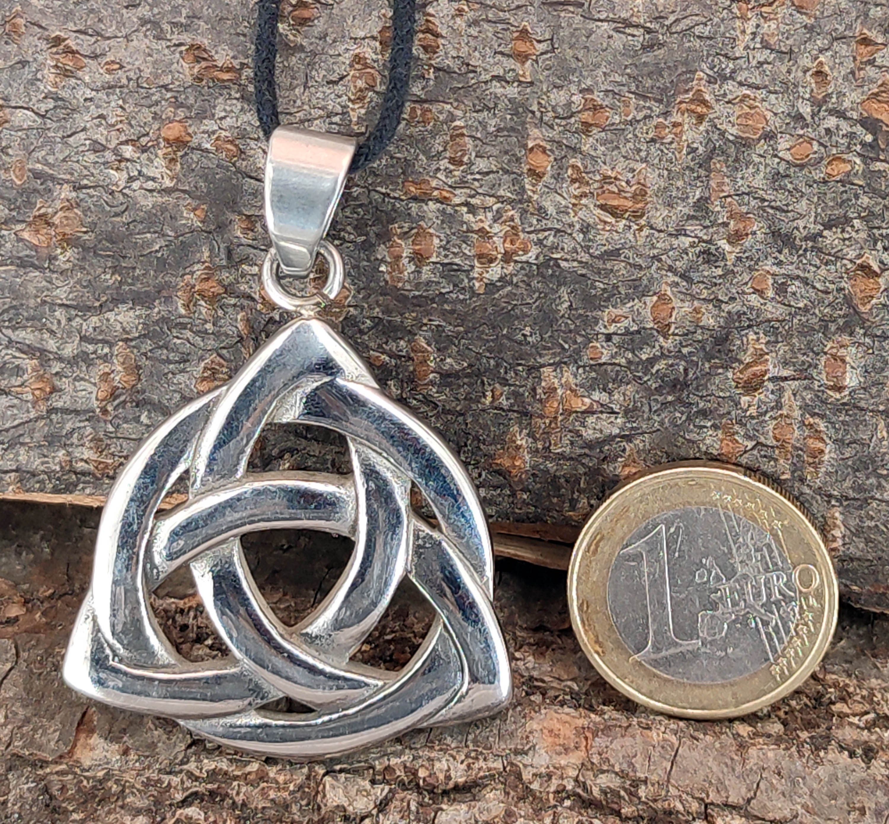 Kiss of Leather Kettenanhänger Keltischerknoten Knoten Kelten Keltik Anhänger Celtic Edelstahl